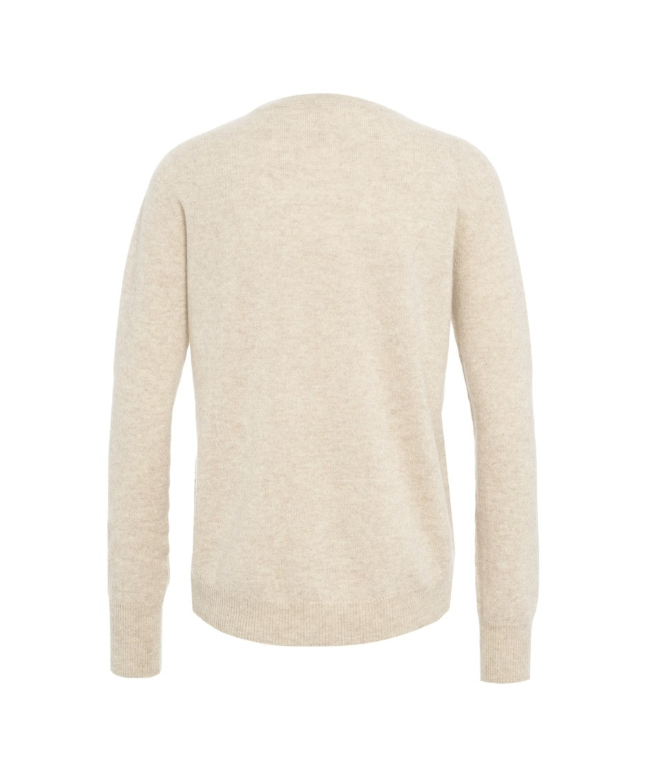 Mvm Cashmere Sweater With Classic Round Neckline