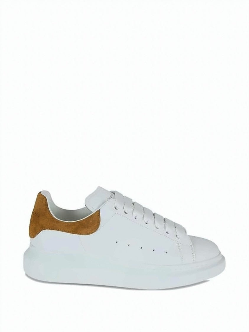 Alexander Mcqueen Oversized White Calfskin Sneakers