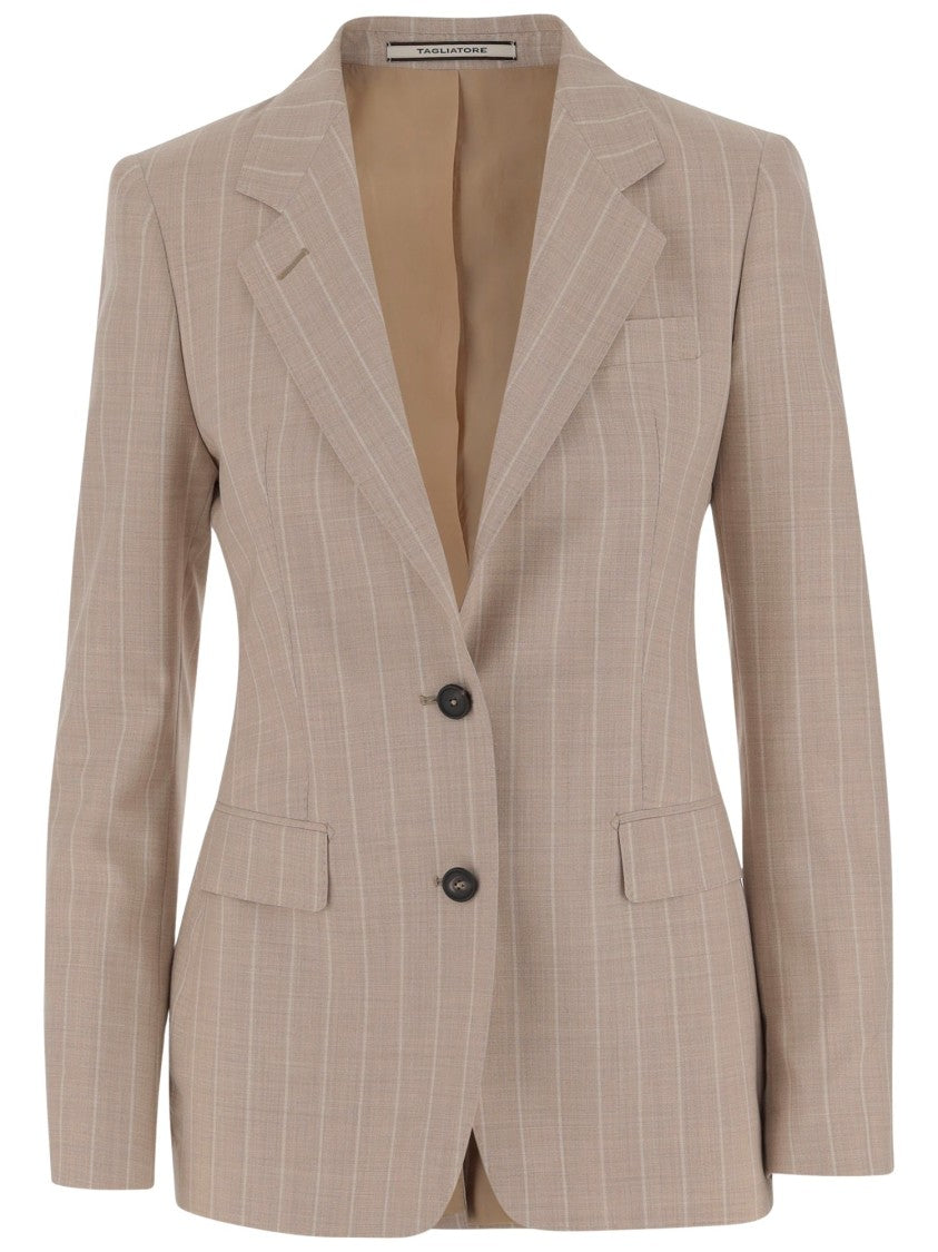 Tagliatore Wool And Silk Single-Breasted Jacket