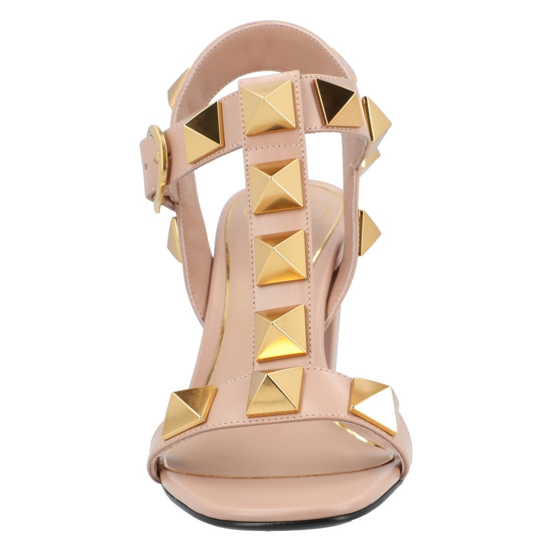 Valentino Roman Stud Sandals 90Mm Nude