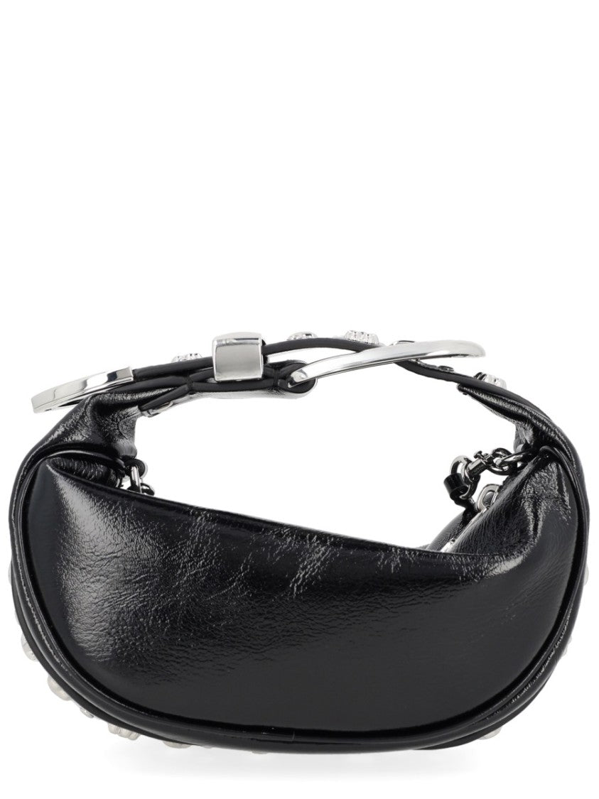 Marc Jacobs Black Party Lamb Leather Handbag