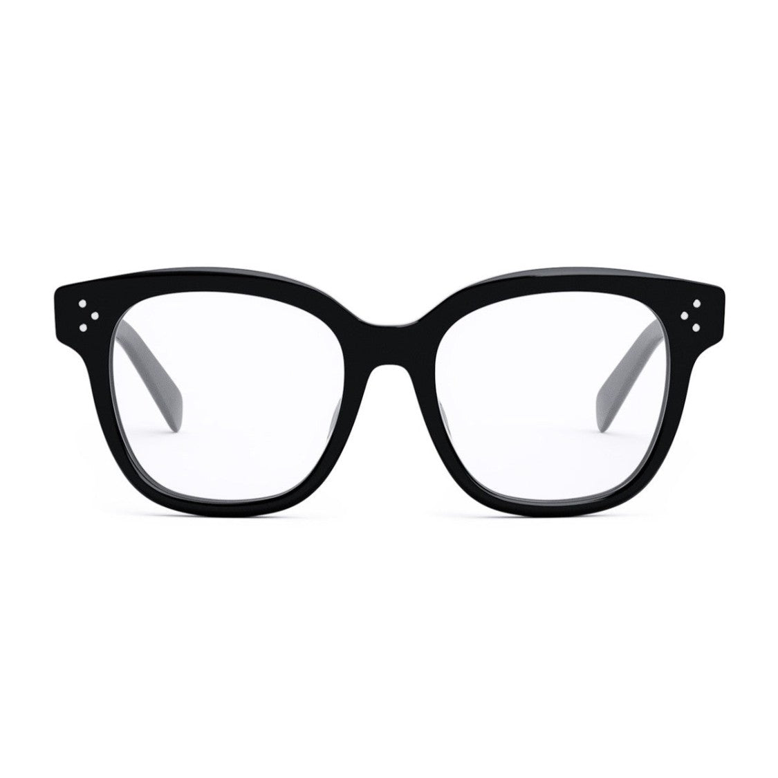 Celine Black 3 Dots Acetate Square Glasses