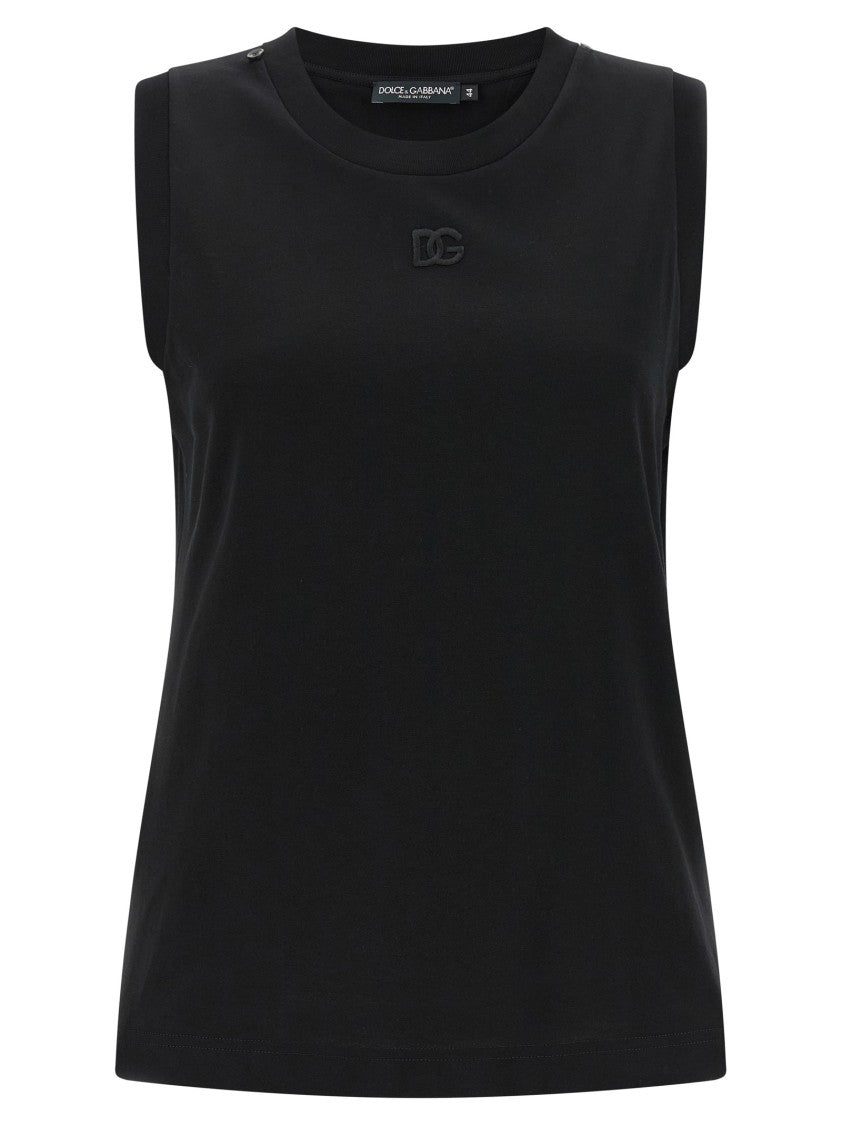 Dolce & Gabbana T-Shirt With Scarf