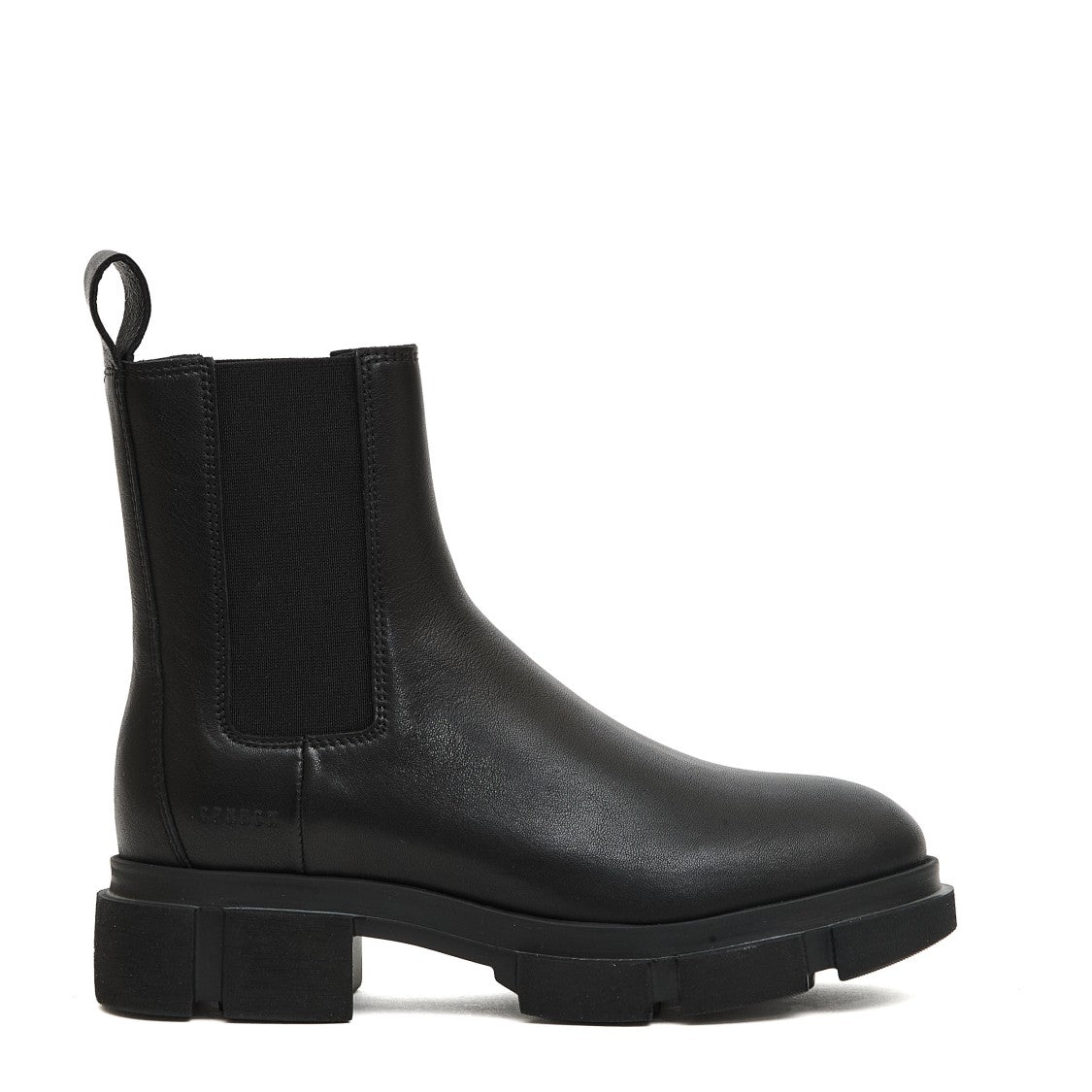 Copenhagen Black Leather Ankle Boot