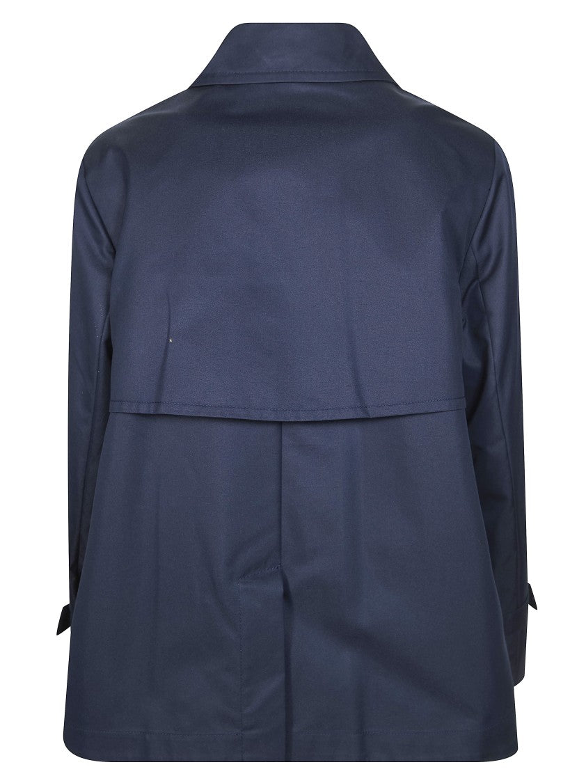 Max Mara Blue Biglia Double Breasted Jacket