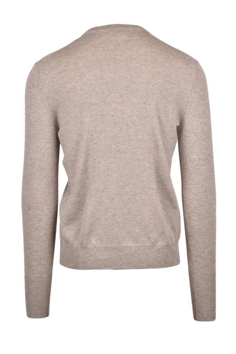 Ballantyne Cashmere Crewneck Pullover - Beige