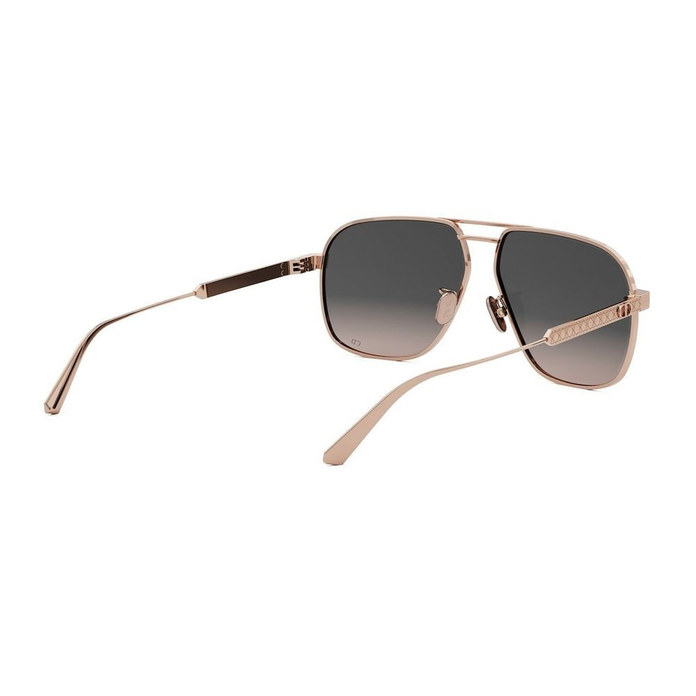 Dior Cannage A3u Oversized Pilot Sunglasses