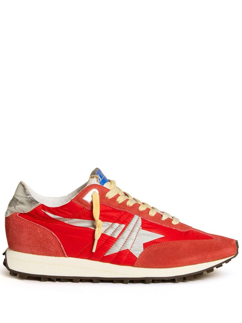 Golden Goose Silk And Nylon Logo Patch Sneakers