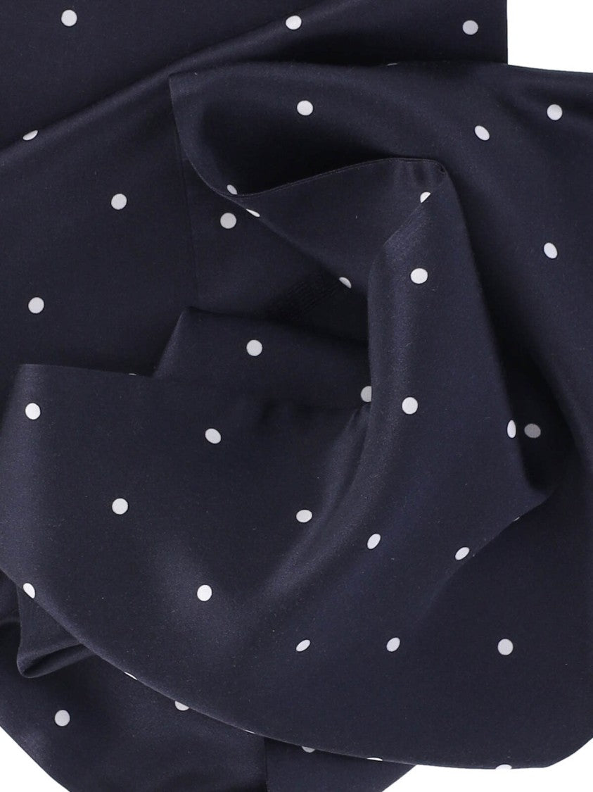 Destin "Judy" Polka Dot Scarf – Navy