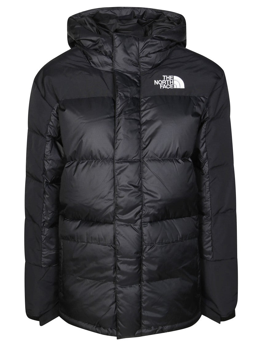 The North Face Padded Quilted Short Parka With High Collar And Fitted Cut