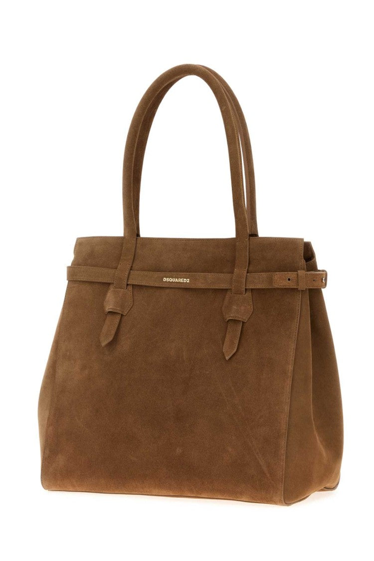 Dsquared2 Biscuit Suede Twin Handbag