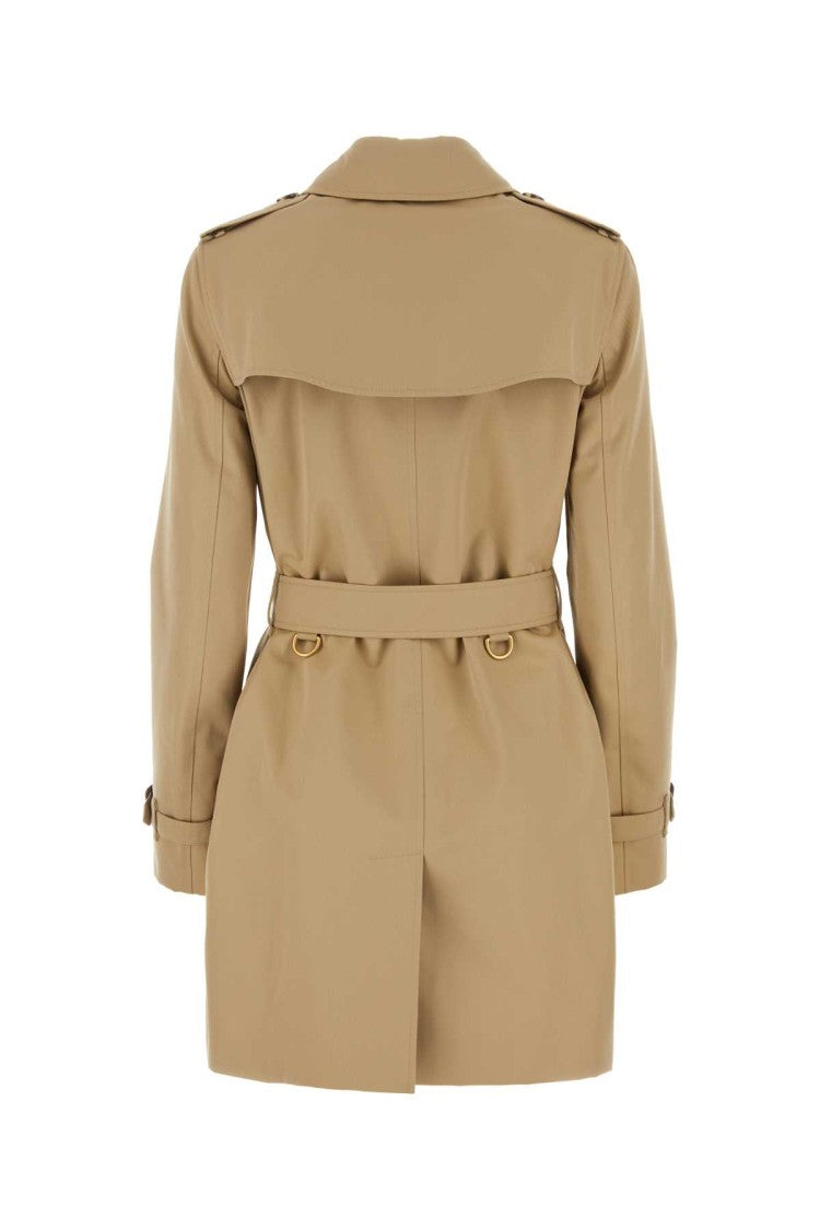 Burberry Beige Gabardine Trench Coat