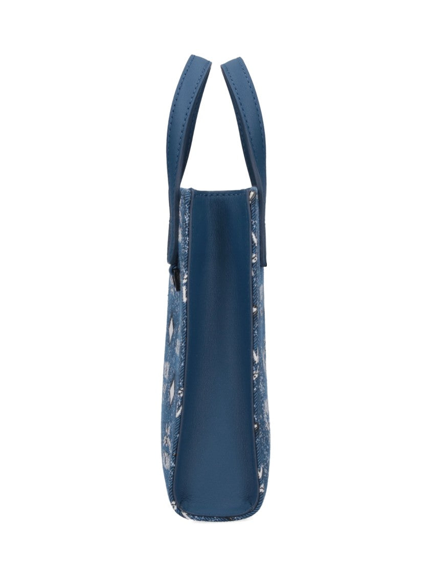 Mcm Mini "Aren" Crossbody Bag – Blue