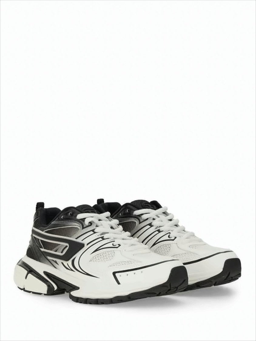 Diesel Dynamic Black And White Sneakers