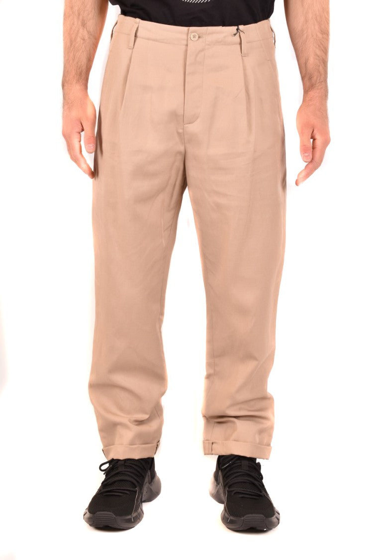 Neil Barrett Sky Trousers With Pleated Front