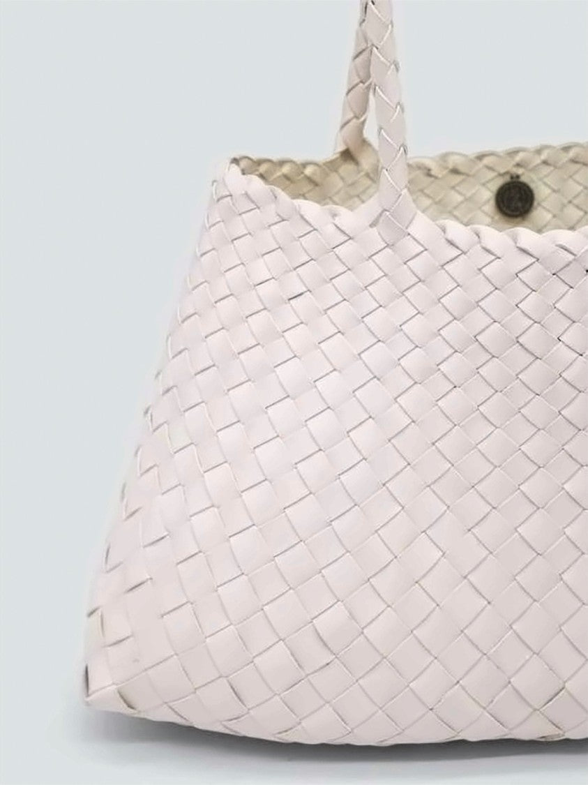 Dragon Diffusion Large Woven Buffalo Leather Tote Bag