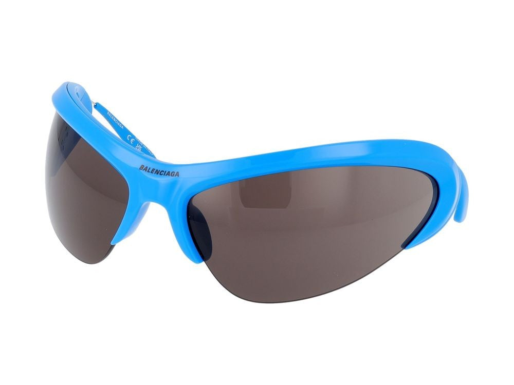 Balenciaga Sunglasses Bb0232s 004 Light Blue Silver Grey 91/16/125