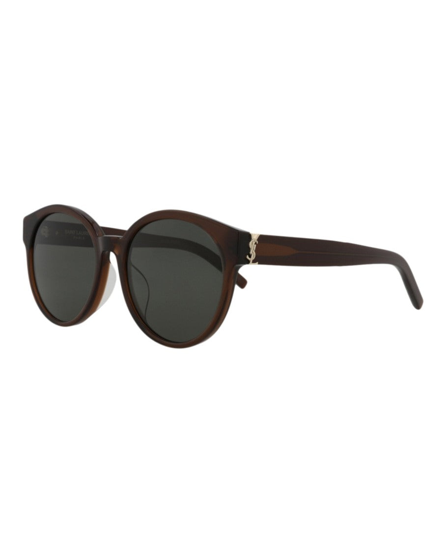 Saint Laurent Round-Frame Acetate Sunglasses
