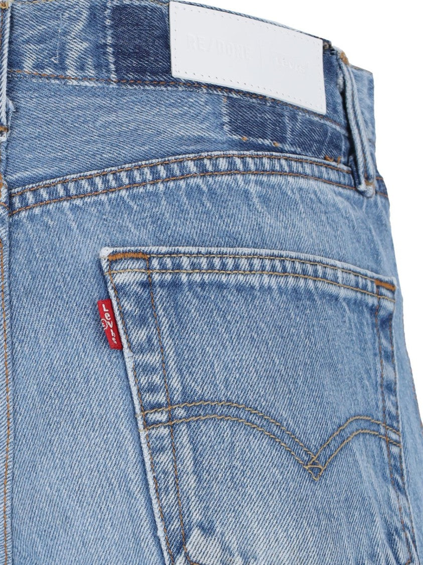 Re/Done Levi’S X Re/Done Denim Shorts – Blue