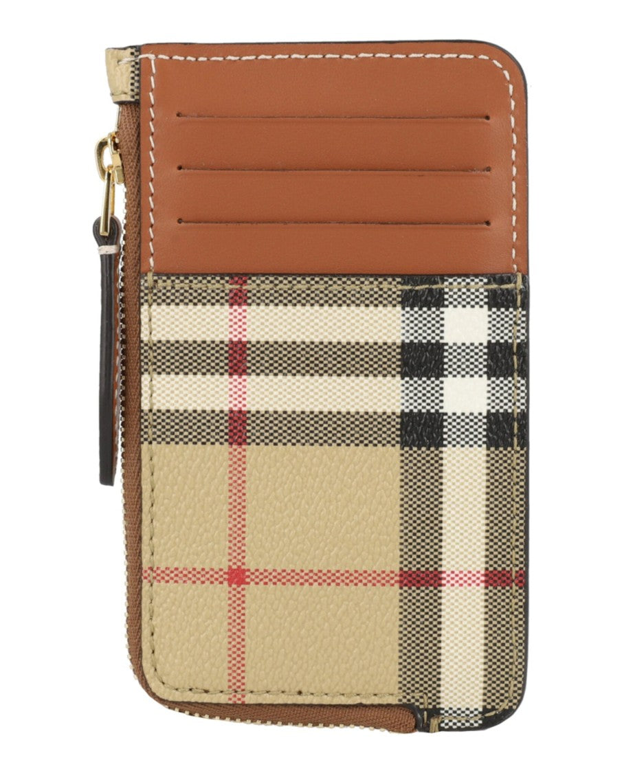 Burberry Sommerset Check Zip Card Holder