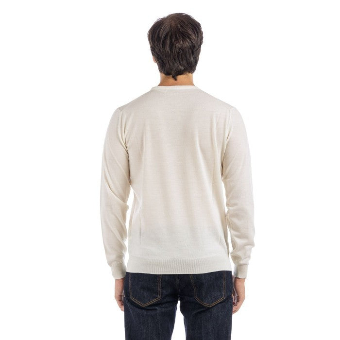 Filippo De Laurentiis Long-Sleeve Crew Neck Sweater In Fine Merino Wool