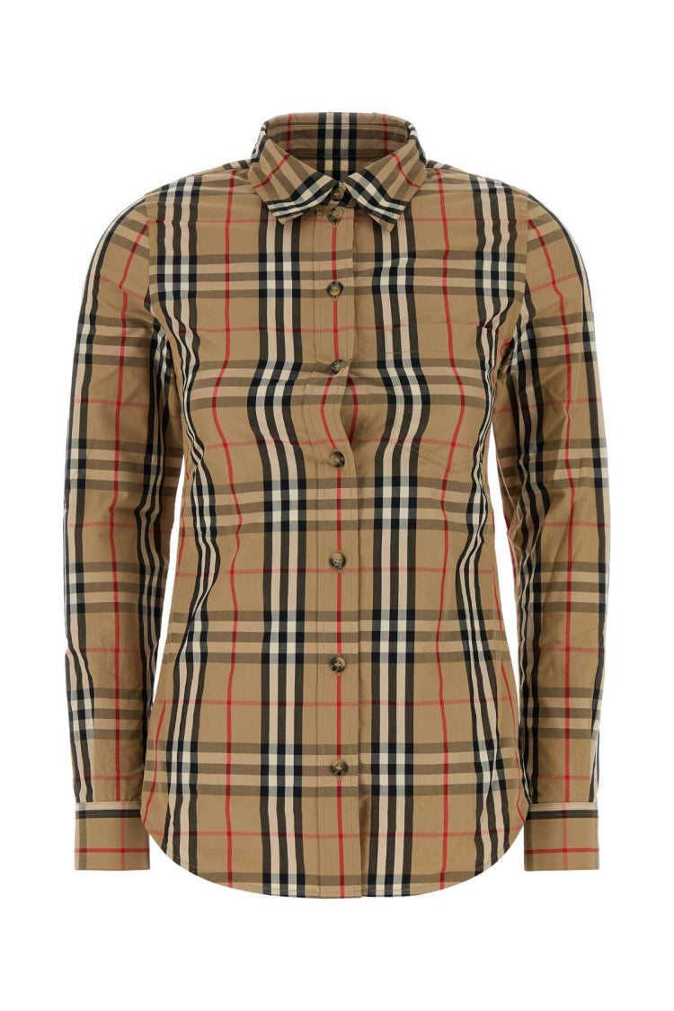 Burberry Embroidered Cotton Shirt