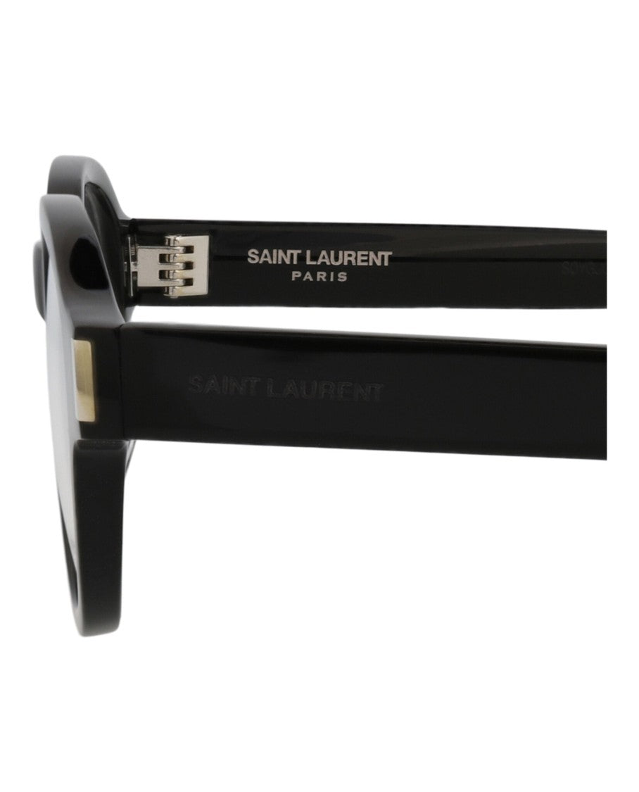 Saint Laurent Round-Frame Acetate Sunglasses