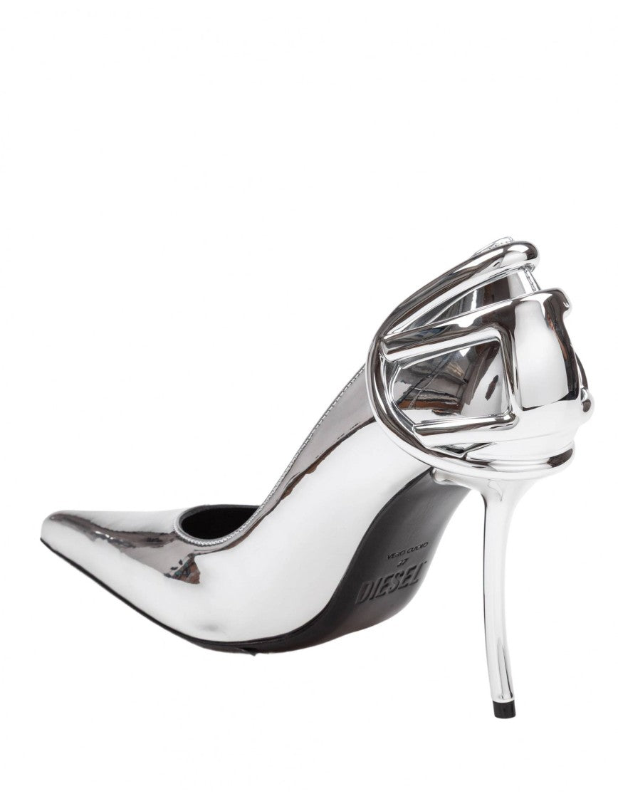 Diesel Metallic Leather Pumps