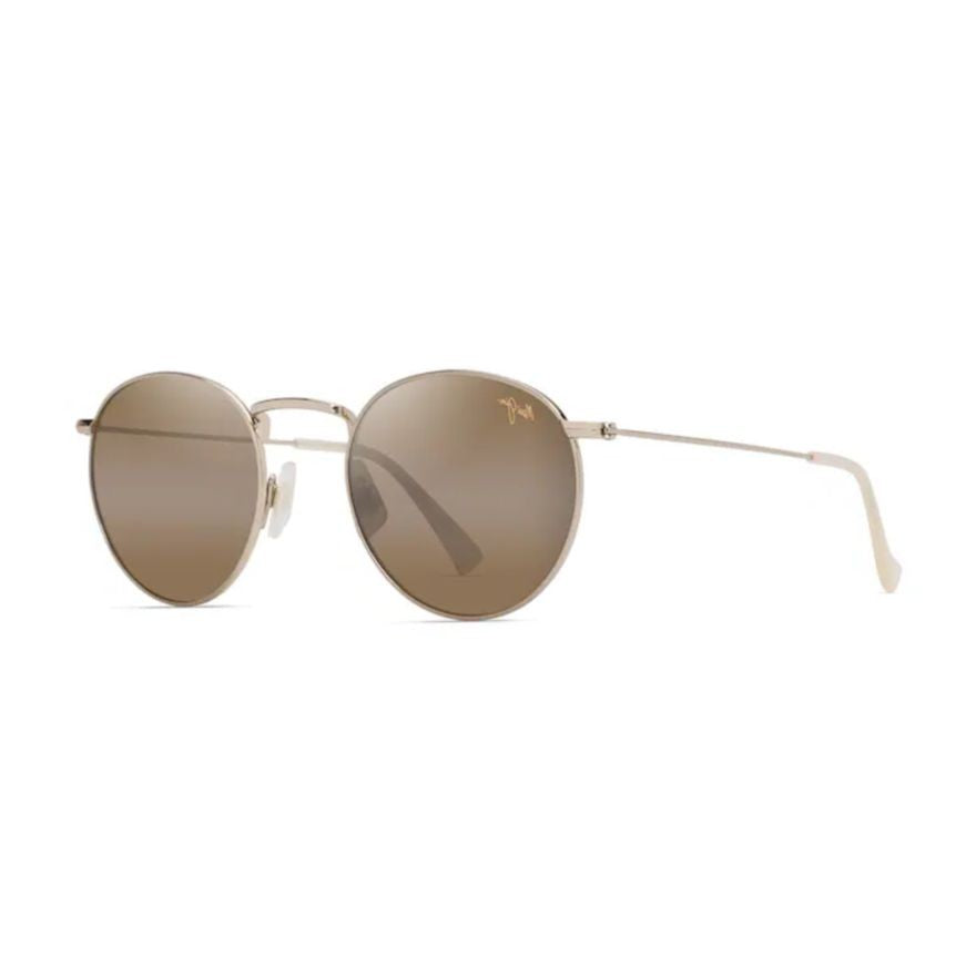 Maui Jim Pukaua Minimalist Round Frame Sunglasses With Adjustable Nose Pads