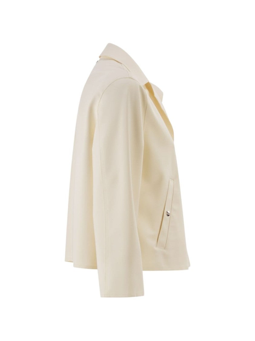 Herno Lapel Collar Three-Quarter Sleeve Jacket