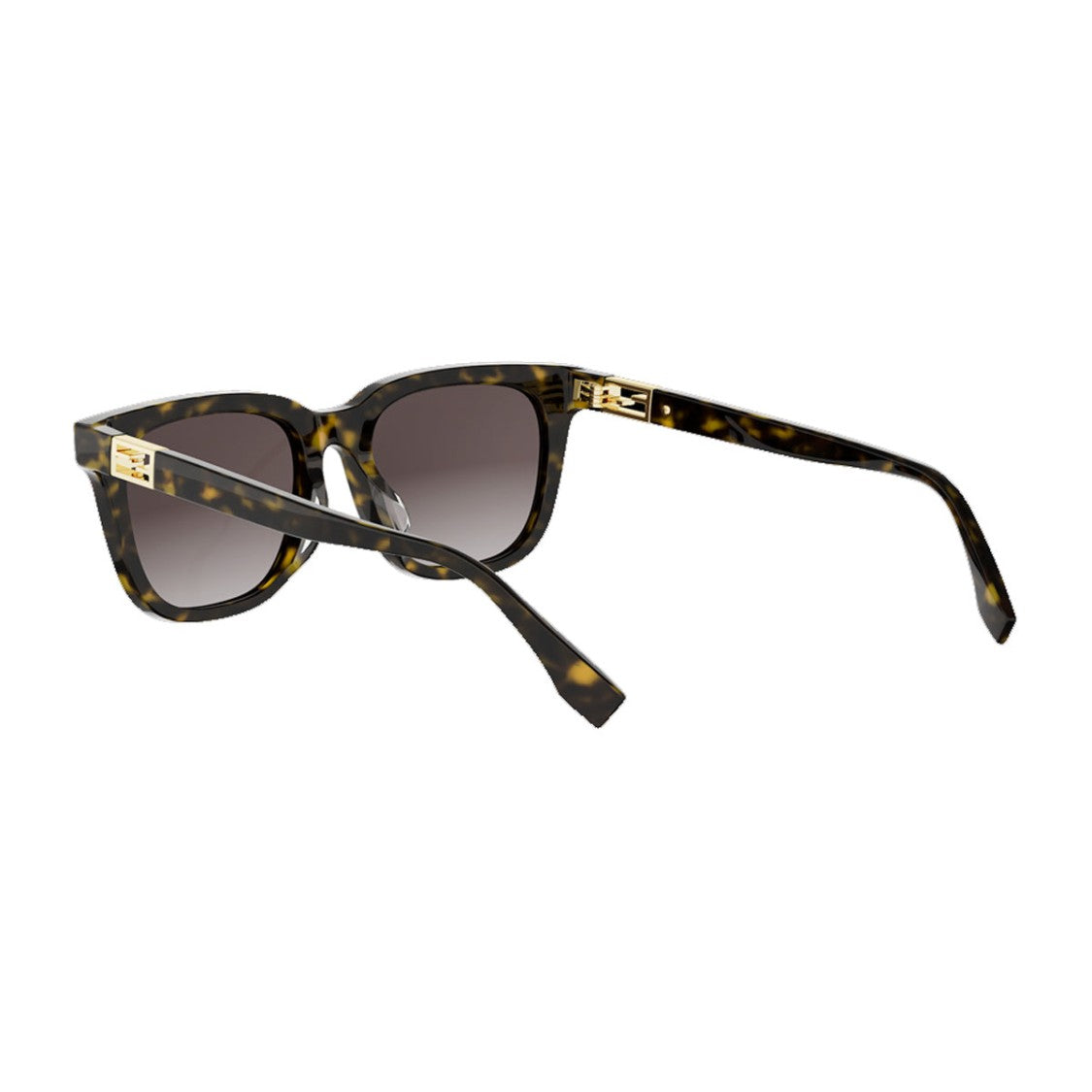 Fendi Havana Tube Fe40228f Sunglasses