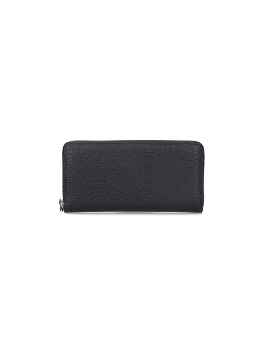 Maison Margiela Black Calf Leather Four Stitches Wallet