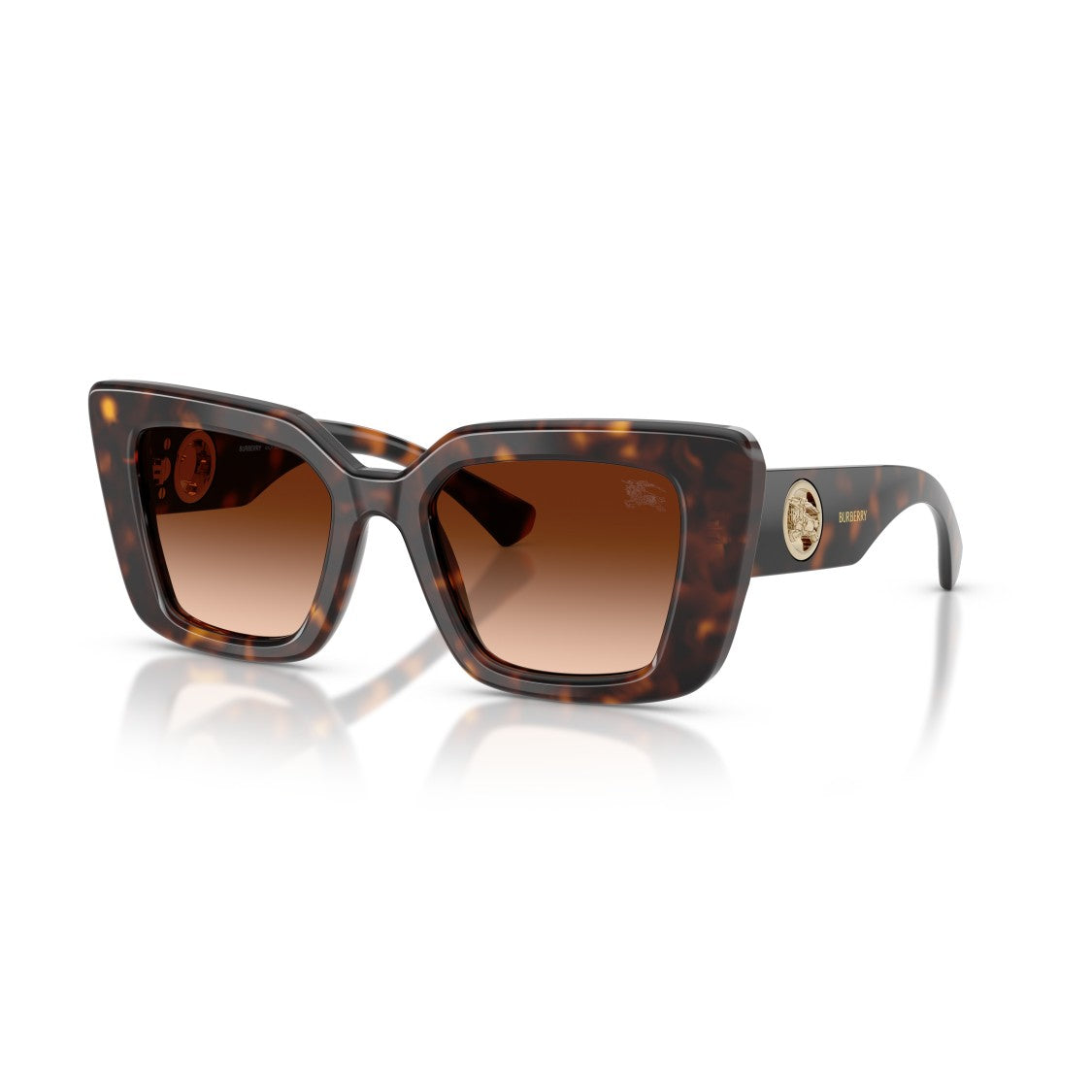 Burberry 0Be4476 Bold Oversized Tortoiseshell Sunglasses