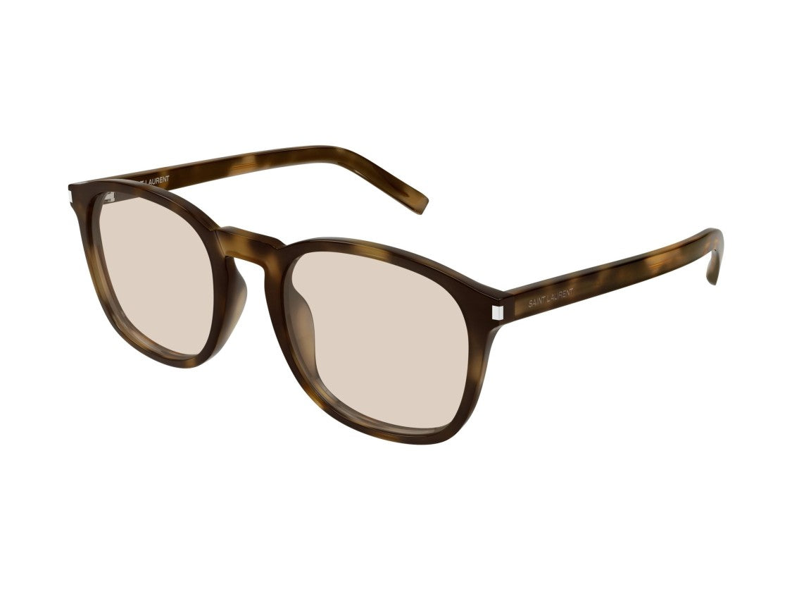 Saint Laurent Sl 818 Tortoiseshell Acetate Square Sunglasses