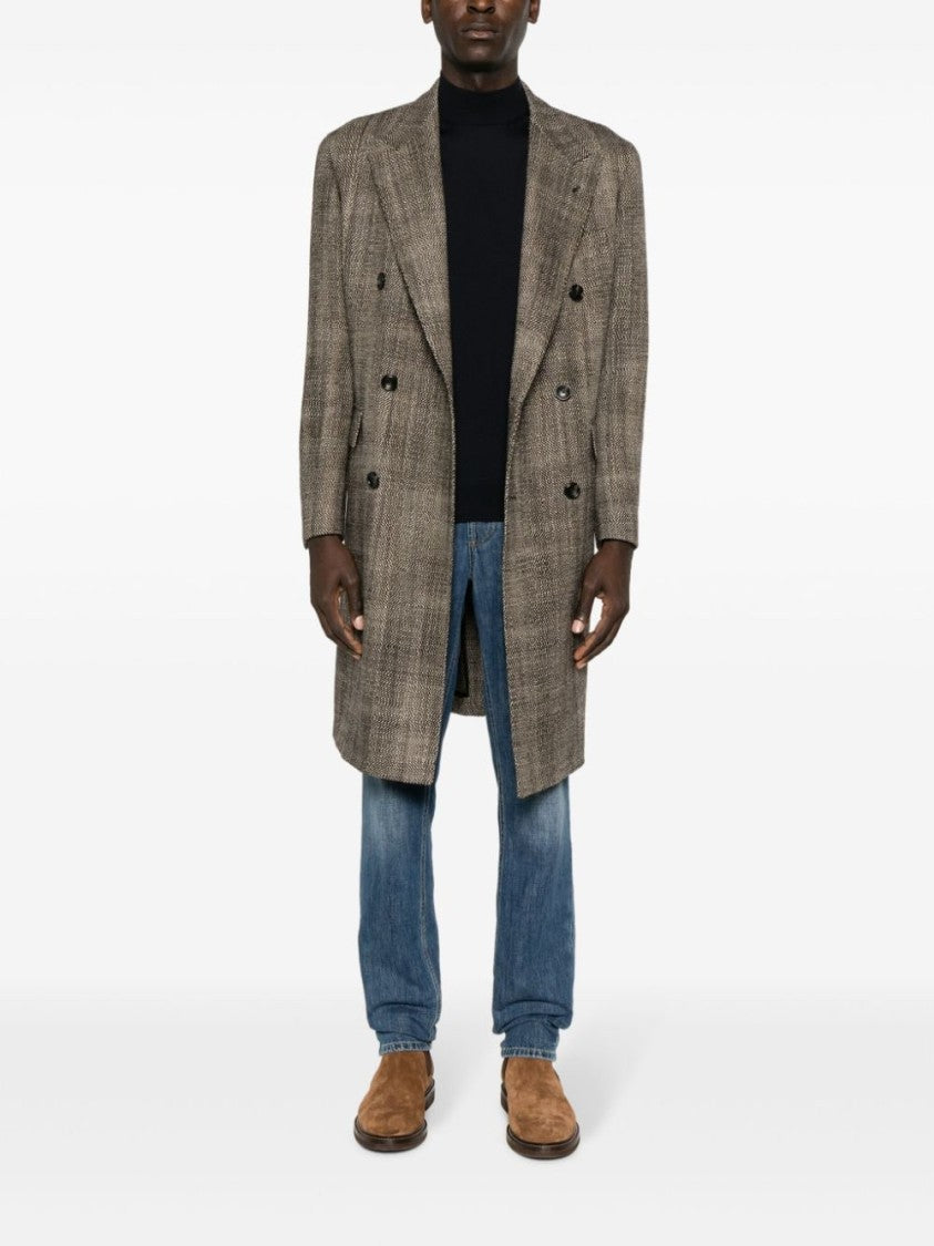 Drumohr Navy Blue Turtleneck Sweater