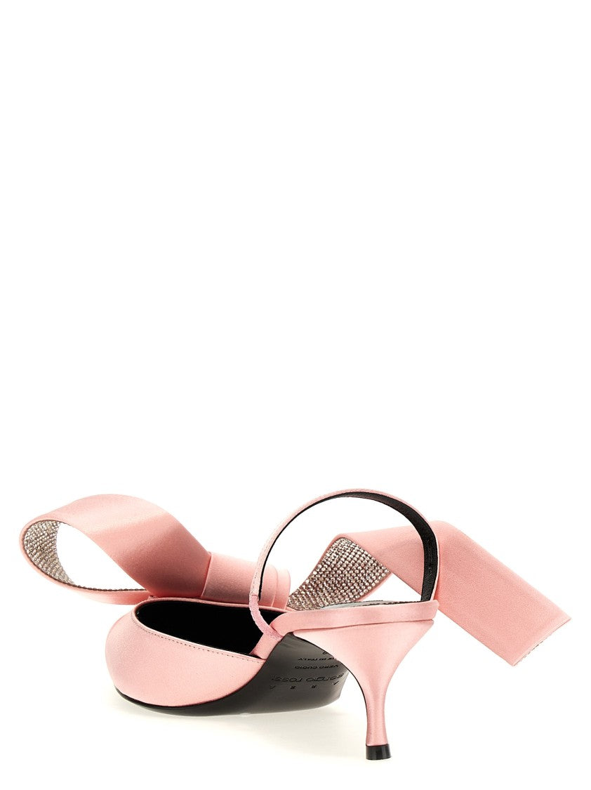 Sergio Rossi Area Marquise' Satin Mules