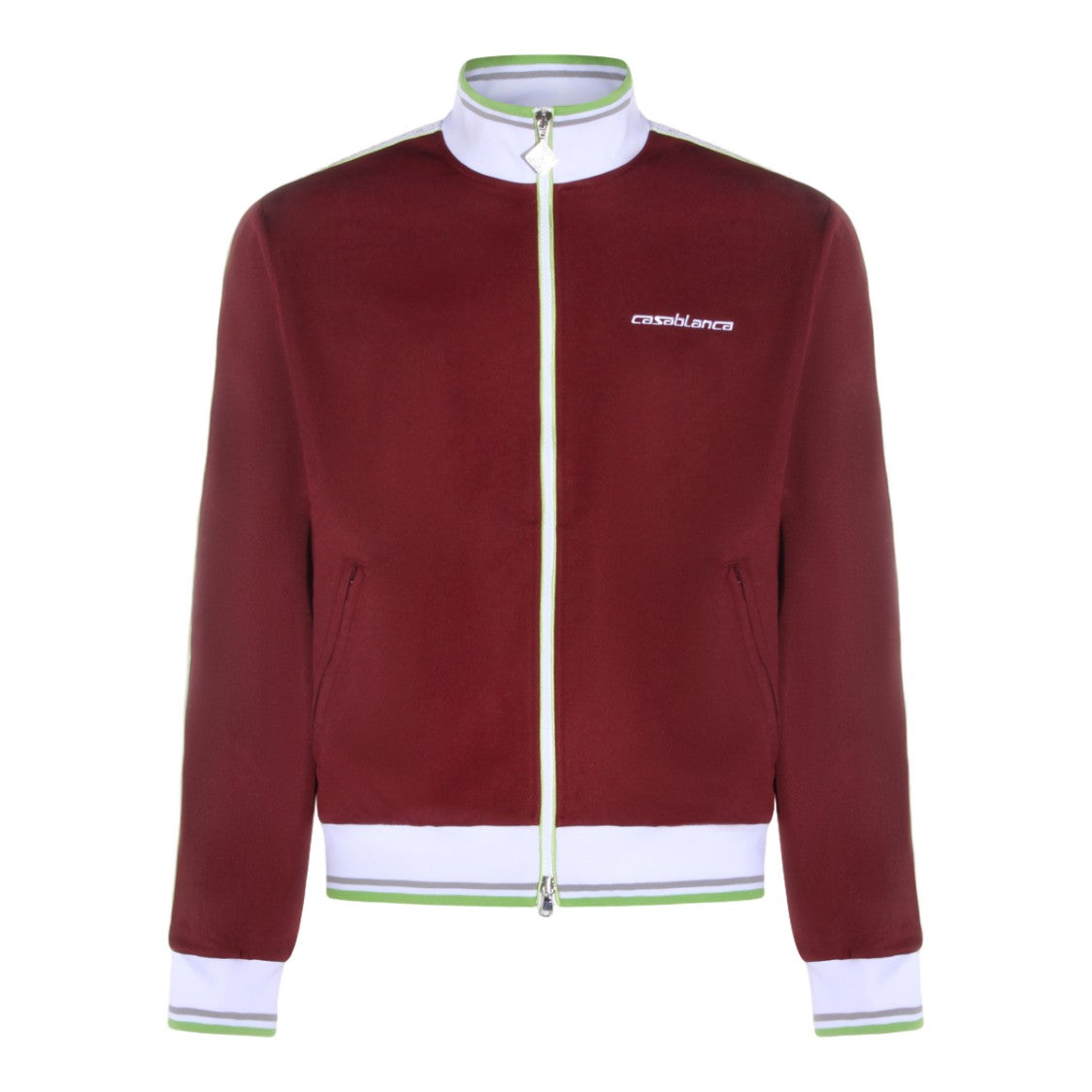 Casablanca Fine-Knit Bordeaux Sweatshirt