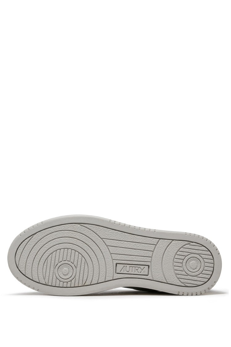Autry White Medalist Leather Sneakers