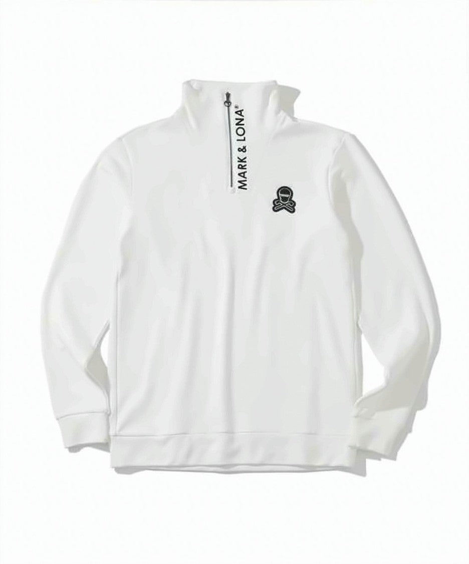 Mark&Lona Long-Sleeve Pullover Top With High Collar