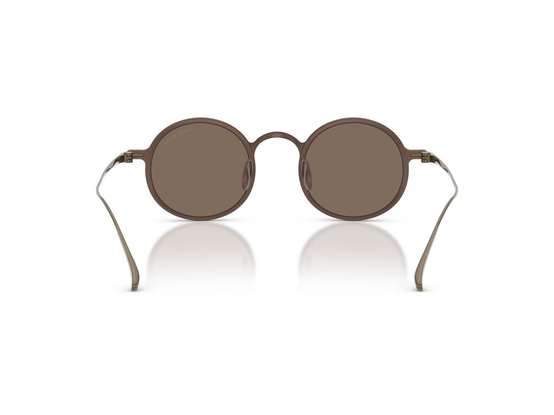Giorgio Armani 0Ar6173t Titanium Round Sunglasses