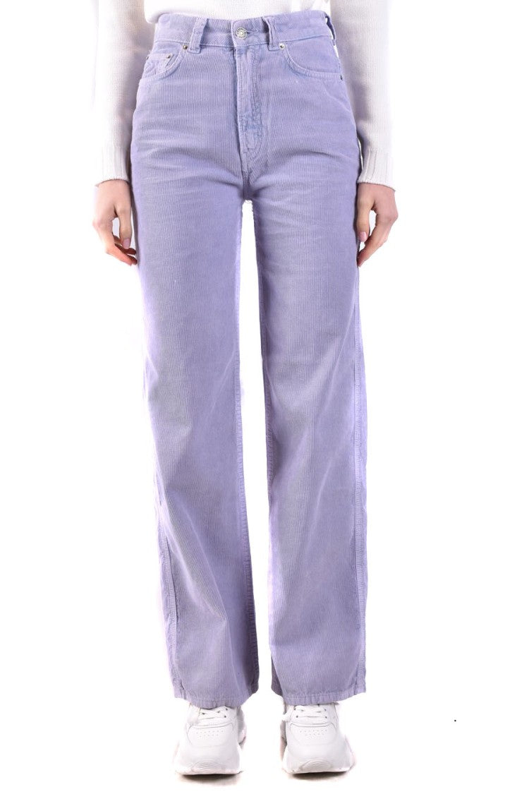 Haikure Wide-Leg Lilac High Waist Jeans