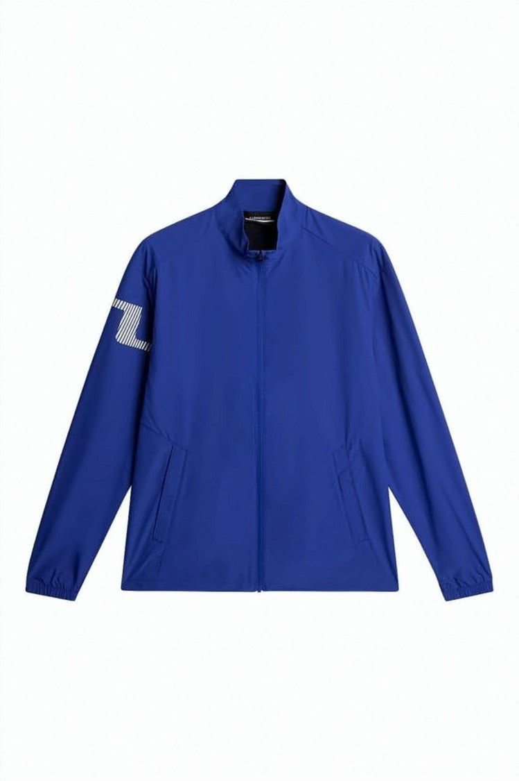 J Lindeberg Blue Jacket With Graphic Detail
