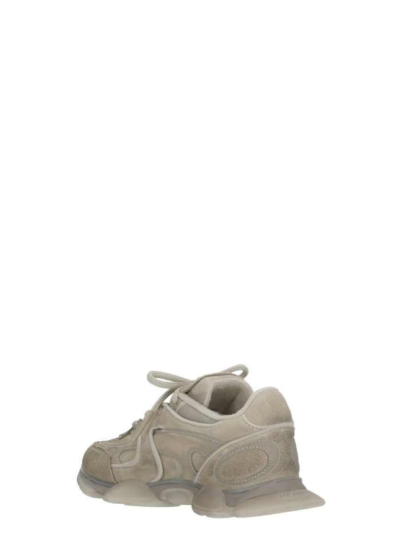 Axel Arigato Beige Suede Sneakers With Logo Accents And Rubber Sole