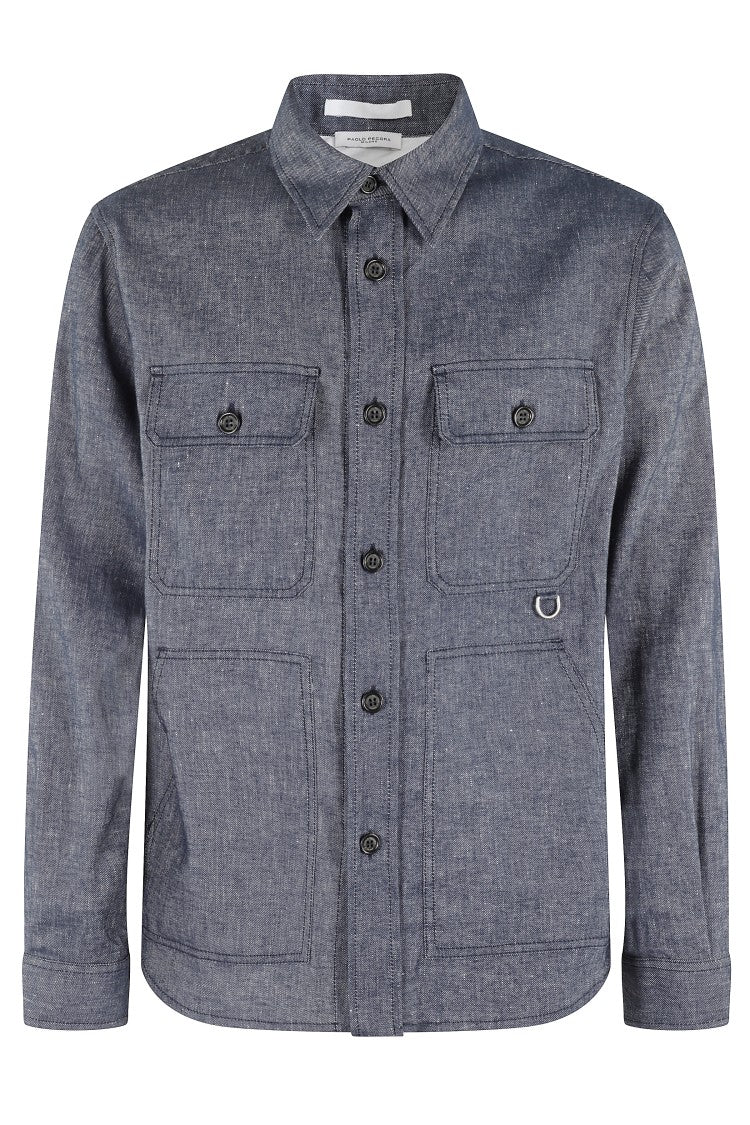 Paolo Pecora Over-Sized Denim Shirt