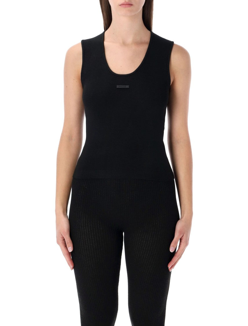 Fear Of God Form-Fitting Ribbed Tank Top With U-Neckline