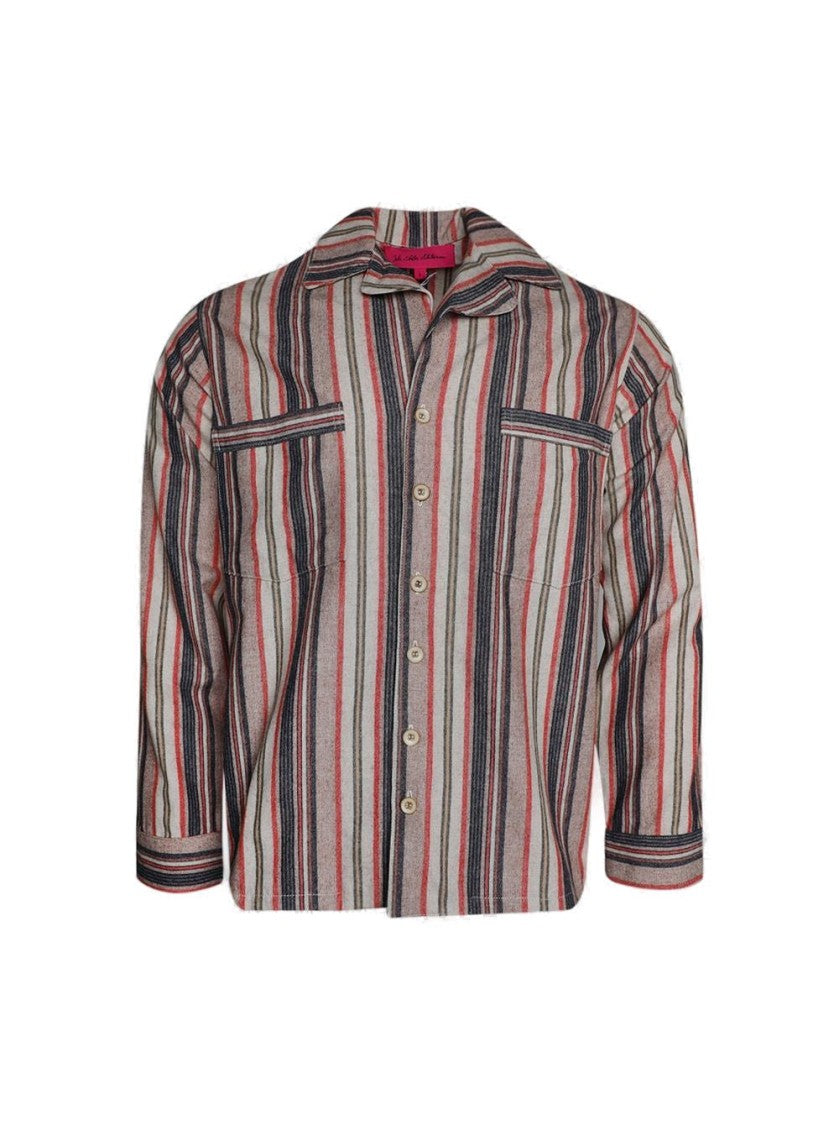The Elder Statesman Leisure Stipe Shirt