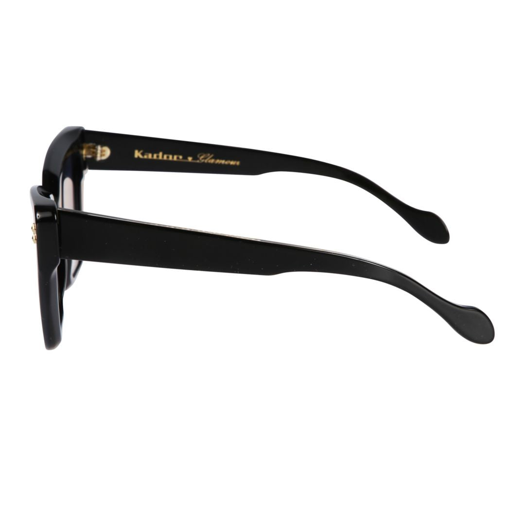 Kador Blue Vanessa Glamour Gradient Oversized Square Sunglasses