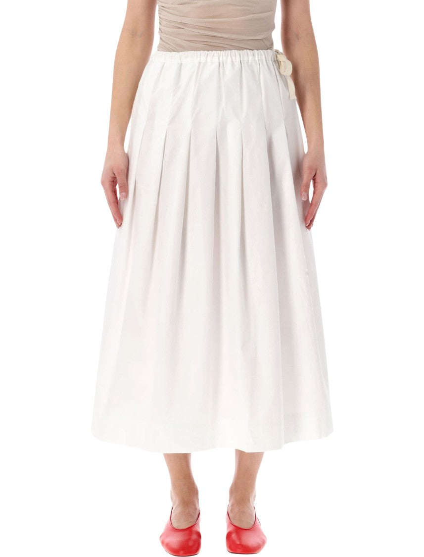 Soeur Amalia Pleated Midi Skirt