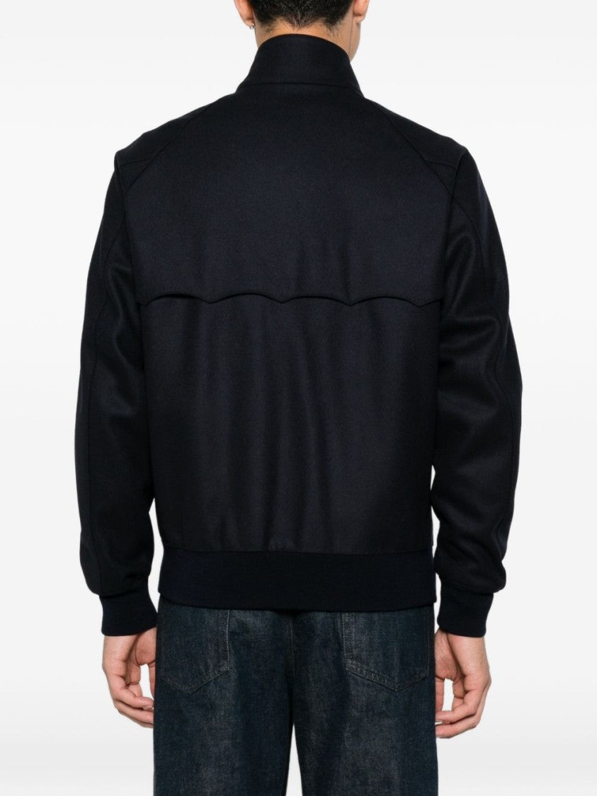 Baracuta Classic Bomber Jacket With Tartan Lining