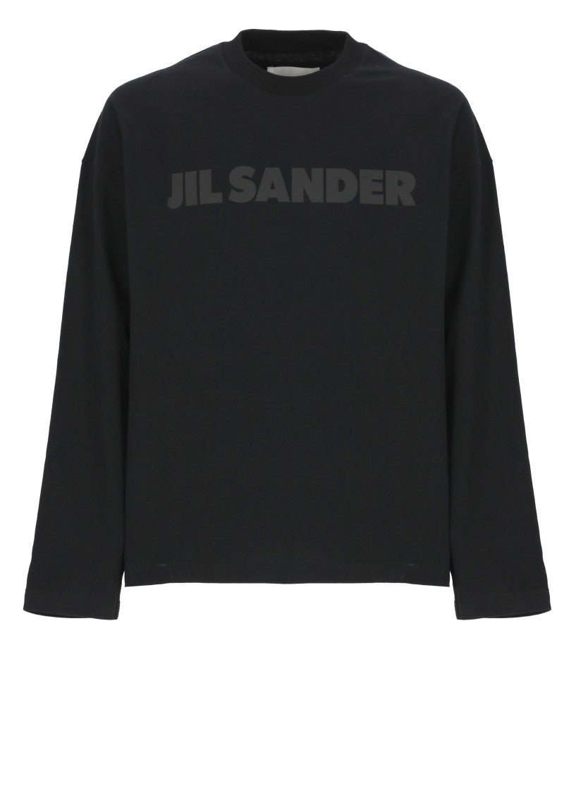 Jil Sander Black Cotton T-Shirt